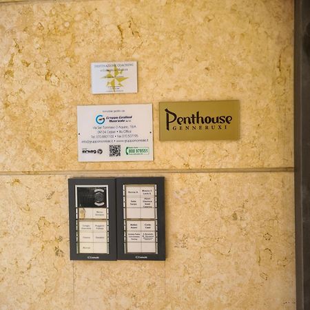 Penthouse Genneruxi Hotel Cagliari Kültér fotó