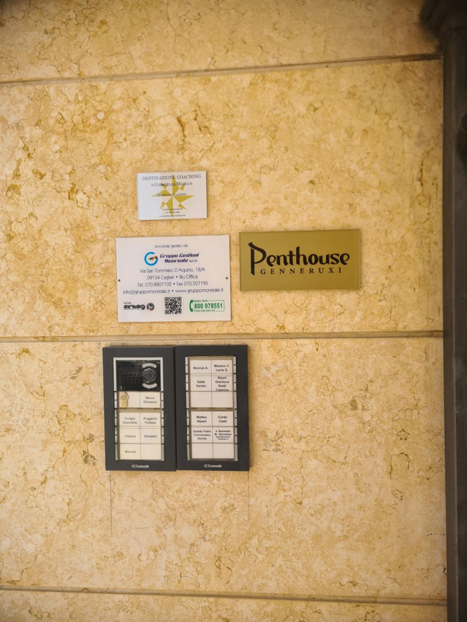 Penthouse Genneruxi Hotel Cagliari Kültér fotó
